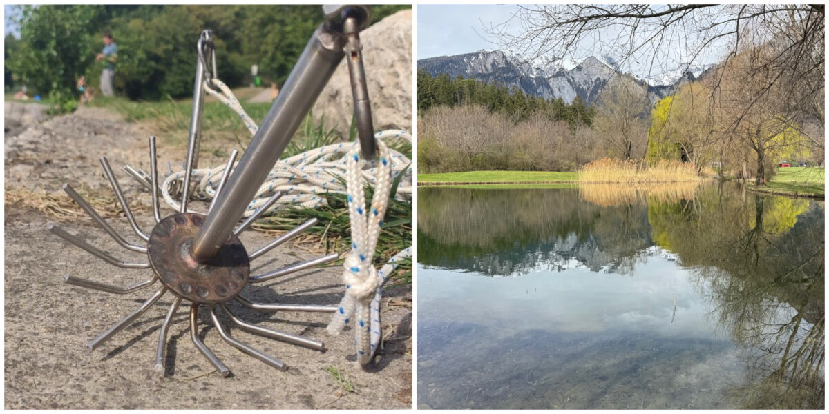 Grappin/Wurfangel - Golfplatz Domat/Ems